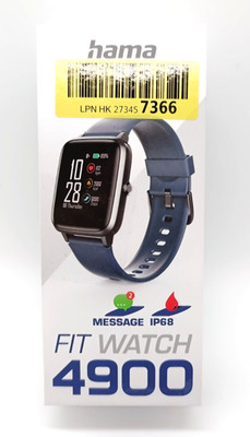 Hama Smartwatch Fit Watch 4900 1,3  LCD Wasserdicht Herzfrequenz Schrittzähler