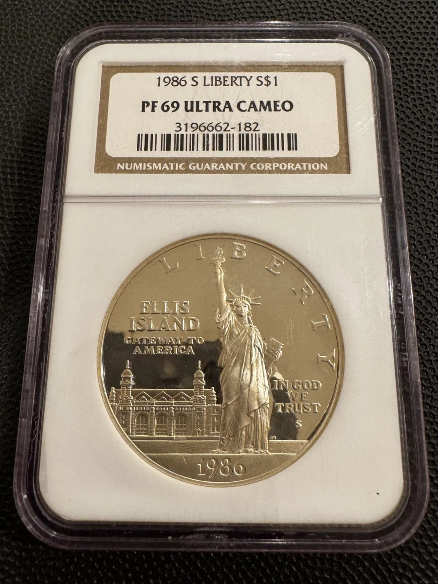 NGC 1986 Grade PR 69 US Commemorative Coins | Updated Sep 2026
