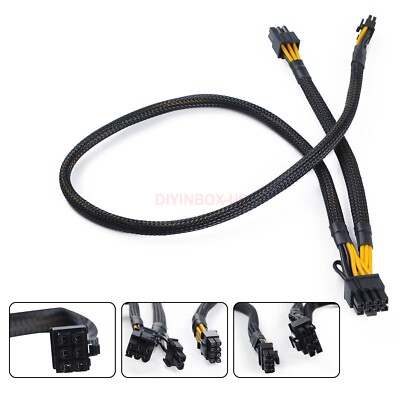 8pin to 6+8pin GPU PCI-E Graphics Card Power Cable for HP DL380 G10 Gen11 G10+