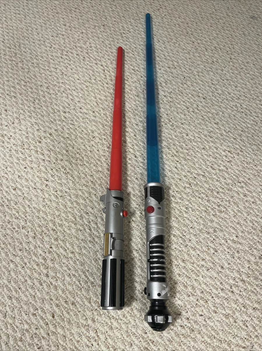 1999 LFL Hasbro Star Wars Blue Lightsaber Retractable 39
