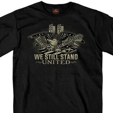 9-11 United We Stand Eagle World Trade Center WTC Twin Towers  T-Shirt GMS1493