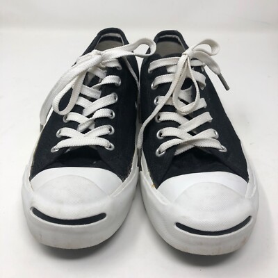 Converse Jack Parcell Low Top Sneakers Womens 8.5 Black Lace Up