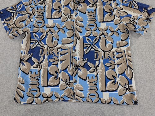 Hilo Hattie Shirt Mens XXL Hawaiian Original Island Aztec Floral Cotton Pocket - Picture 3 of 10