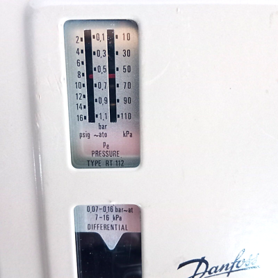 Presostato control de presión diferencial DANFOSS RT-260A 017D002166