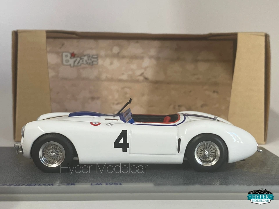 BIZARRE 1/43 CUNNINGHAM C-2R #4 WHITE LM 1951 ART. BZ25 - Immagine 2 di 4