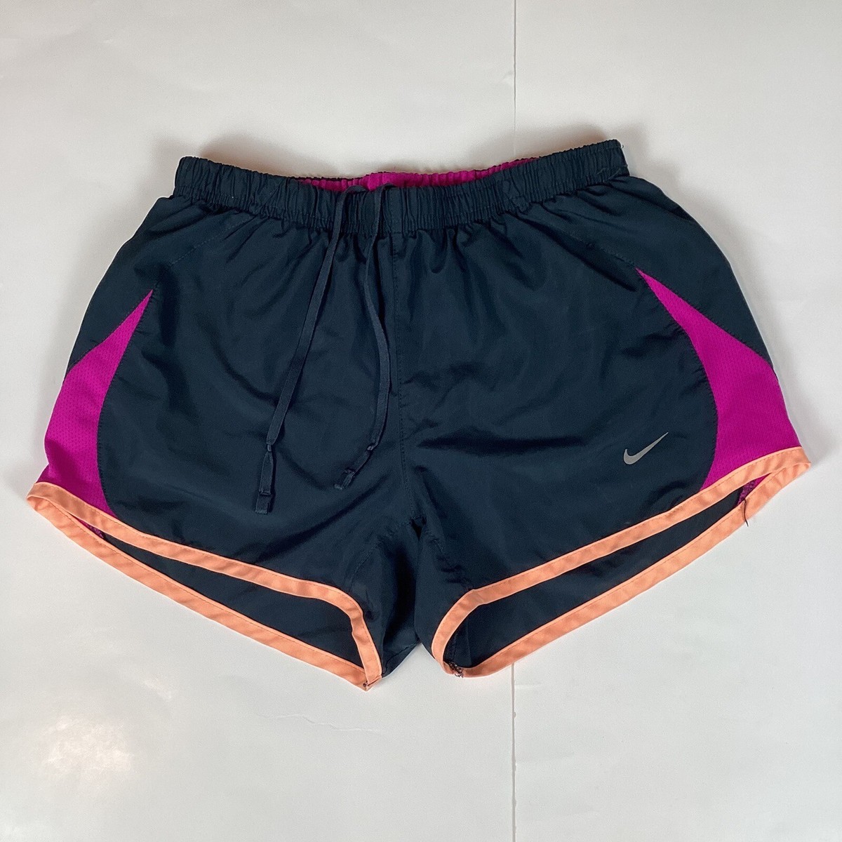 Women's NIKE Running Shorts Lined Multi Color Elastic Waist