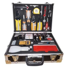 Fiber Optic Stripper Round Slitter Fiber Fusion Splicing Tool Kit Tester Tool