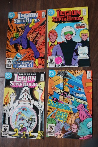 DC Legion Superheroes Vol 2 - 311 312 313 314 - 4 Comic Run Rare 7.0 Hot 1984