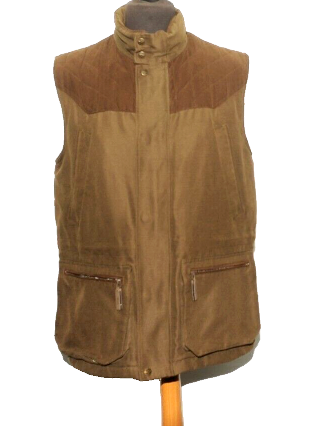 FIELDPRO HOGGS OF FIFE BROWN KINCRAIG FIELD SHOOTING WAISTCOAT VEST MEDIUM