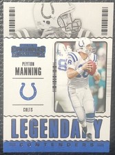 2020 Panini Contenders Peyton Manning Legendary LC-PMA Indianapolis Colts