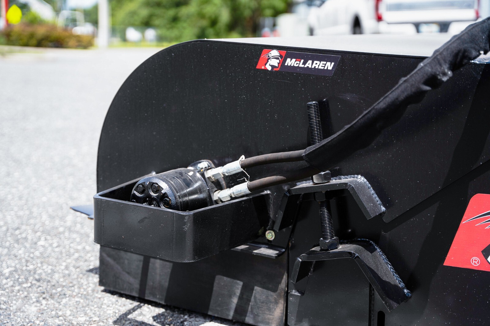 Pickup Broom Skid Steer Attachment 72" Wide for Kubota Machines eBay