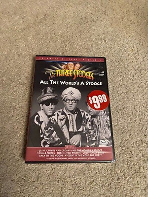 THE THREE STOOGES ALL THE WORLD'S A STOOGE  DVD NEW
