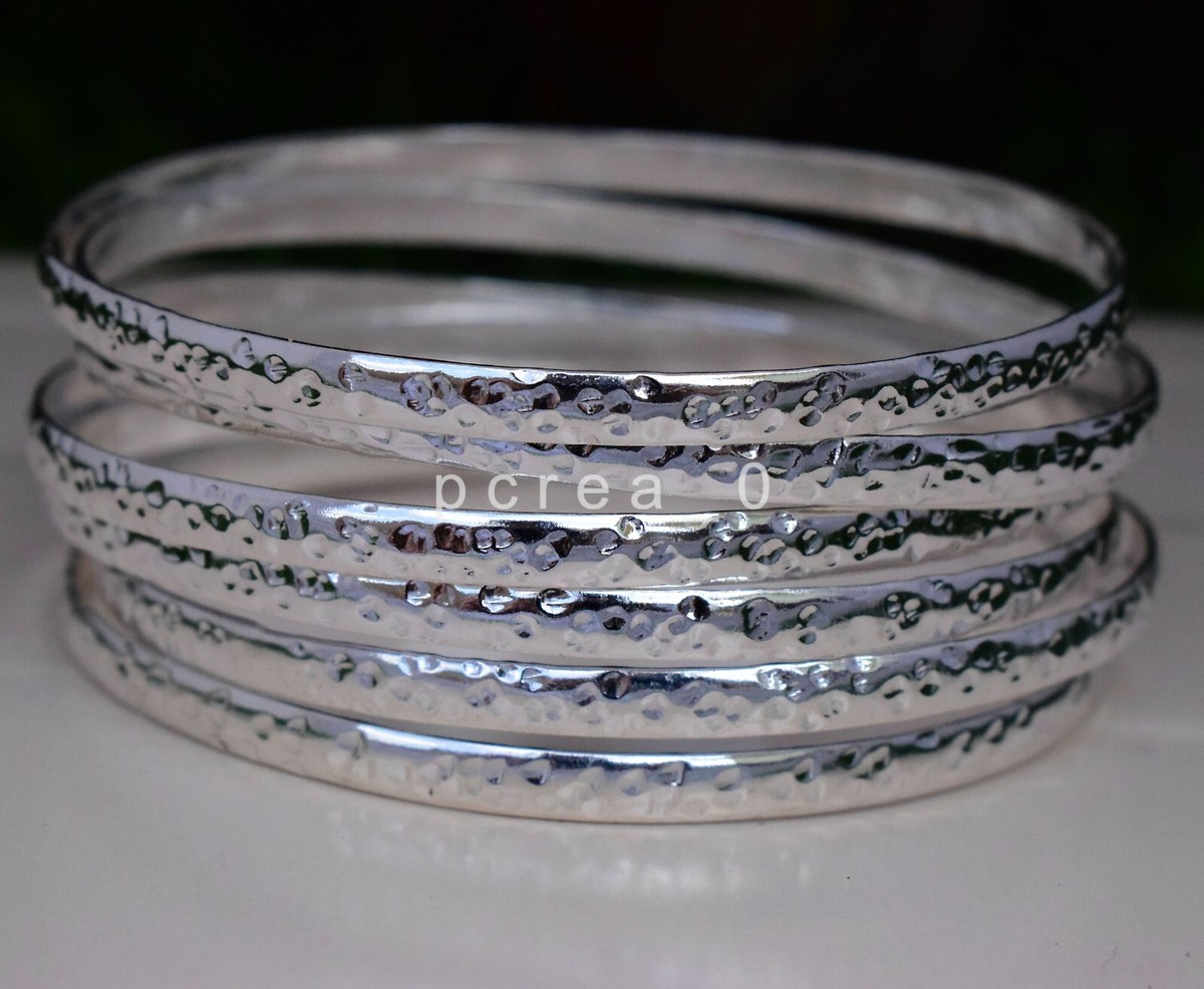 Jewellery Silver Sparkly Bangles Sterling Silver Twist Bangle With