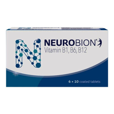 60 Tablets NEUROBION Vitamin B Complex B1, B6, B12 for Nerve Relief & Numbness
