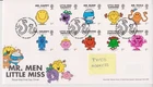 TALLENTS GB ROYAL MAIL FDC FIRST DAY COVER  2016 MR MEN LITTLE MISS STAMP SET