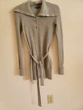 Armani Exchange Sweater Pullover Grey cotton Snaps Womens Small