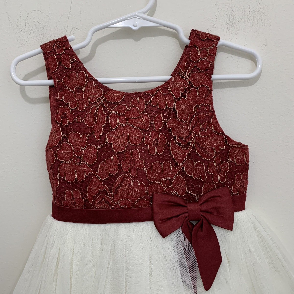 open lace back dress American Princess Child Size 7 YEARS Girls Dresses & Overalls Dress –  shopchloescloset main image 1