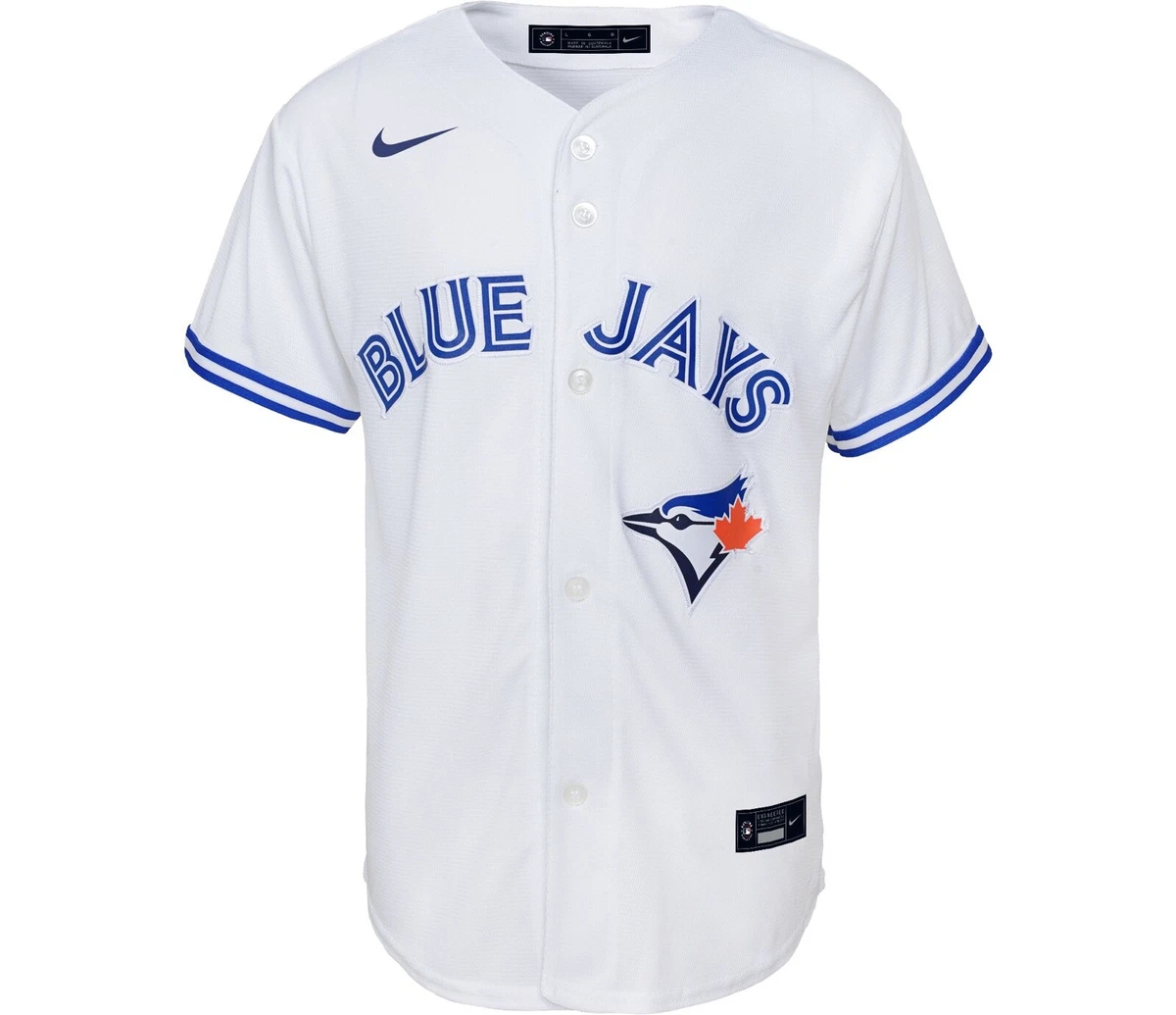 Toronto Blue Jays Vladimir Guerrero Jr Youth Home White Jersey MLB Baseball