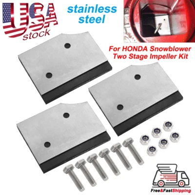 ZLYTOMORCYAL Stainless For HONDA Snowblower Direct Fit Impeller Kit HSS724 HSS928 HSS1332 US