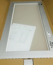 IKEA JUTIS Aluminum Trim White Frosted Glass Door 15x30 202.666.35 New In Box  