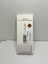 DenicMic SD CF Card Reader Compatible with iPhone iPad SD CF TF Memory Card Read