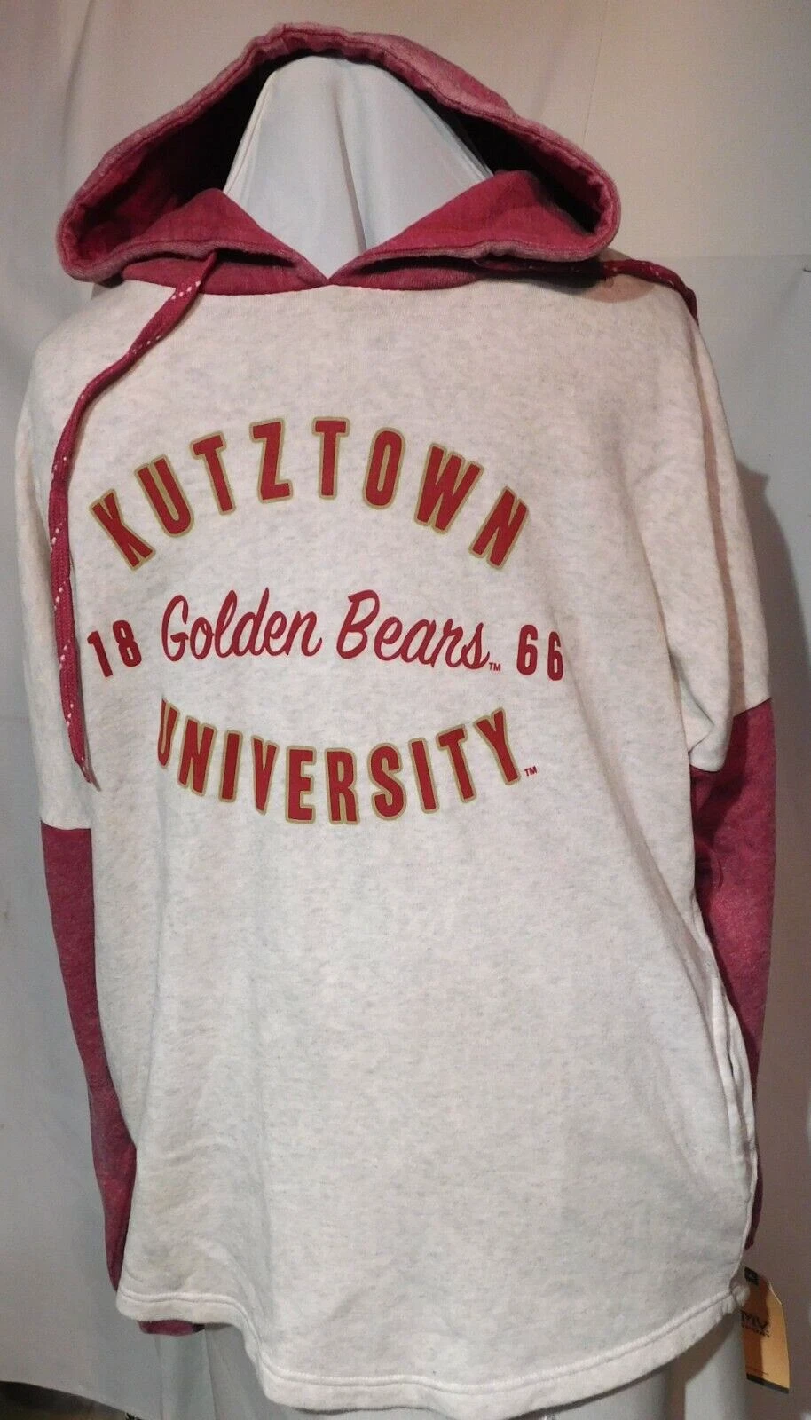 Kutztown University Hoodie Sweatshirt 42" chest Golden Bears KU NCAA
