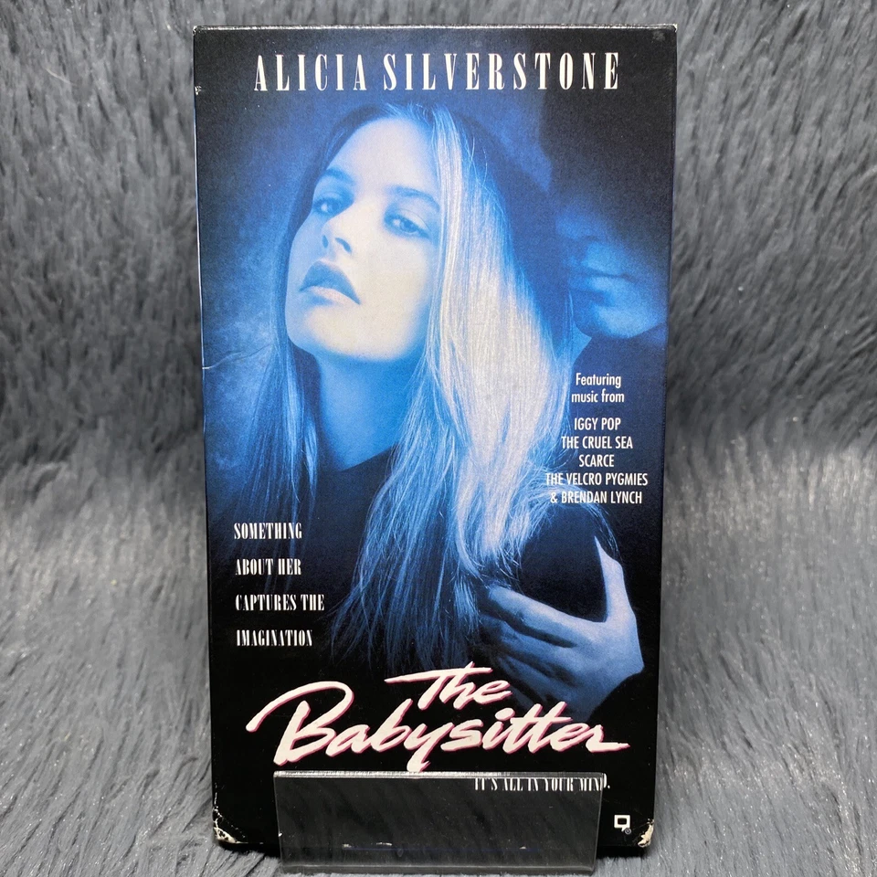 The Babysitter VHS 1995 Tape Alicia Silverstone Jeremy London Rare Thriller Film - Image 2 of 4