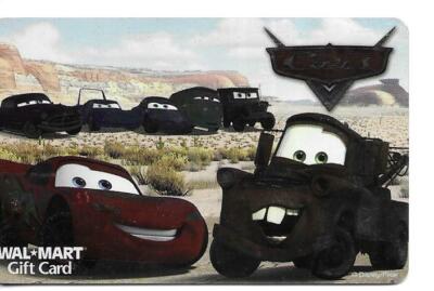 RARE CARTE CADEAU CARS WALT DISNEY PIXAR CARD COMBI VW