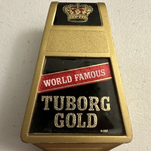 Vintage Tuborg Gold World Famous Bar Tap Beer Advertising Handle - Picture 4 of 11