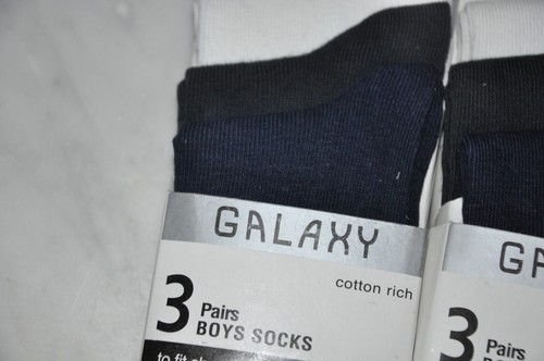 Galaxy Kids Boy's Socks 12 pair new old stock made in Turkey - Picture 2 of 11