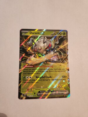 Pokemon TCG Durant ex 004/191 Surging Sparks Holo Double Rare Grass NM MLC 