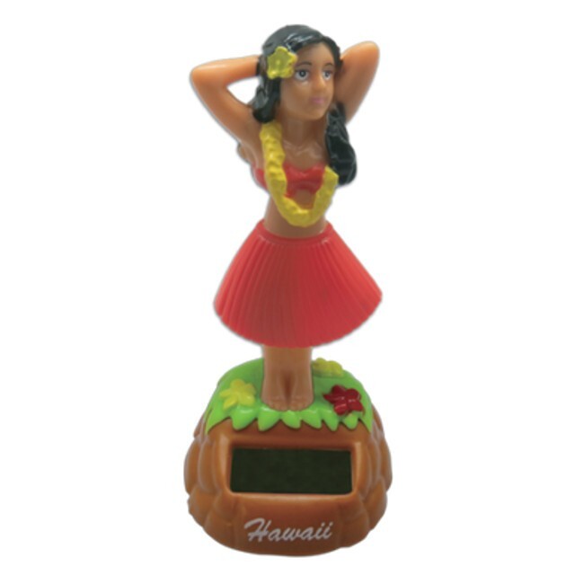 【美品】Special Edition POSED HULA DANCER 東洋 Solar Powered Mini Dashboard Hula Doll: Posing Hula Dancer