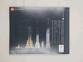 Lego 21028 Architecture New York City Instruction Manual Only