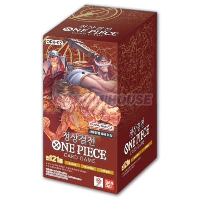 One Piece TCG Card PARAMOUNT WAR Booster Korean BOX (OPK-02