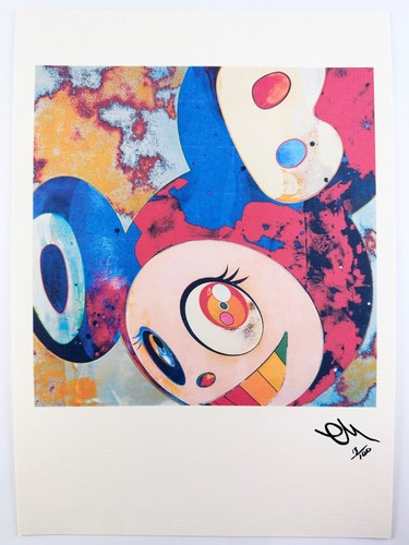 Takashi Murakami Original Vintage Kunstdruck Lithographie signiert limitiert COA