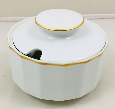 Rosenthal - Studio Line - Polygon Goldrand - 12-seitig - Zuckerdose mit Deckel