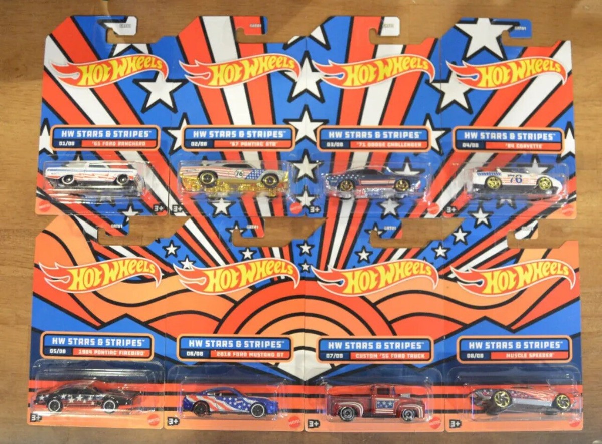 ホットウィール　スターズ　&　ストライプス プリムス　1/64 ホットウィール スターズ & ストライプス プリムス 1/64 - メルカリ