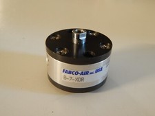 Fabco-Air B-7-XDR Compact Round Air Cylinder With Double Rod Pancake Series