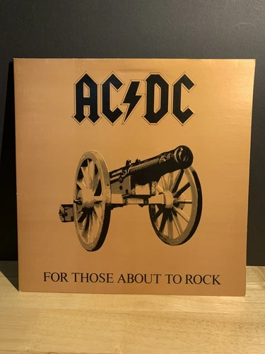 AC/DC For Those About To Rock Vinyl LP 1981