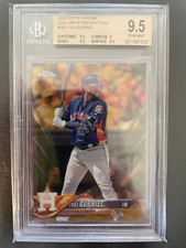 2018 TOPPS CHROME YULI GURRIEL #168 GOLD WAVE Refractor #/50 BGS 9.5 ASTROS