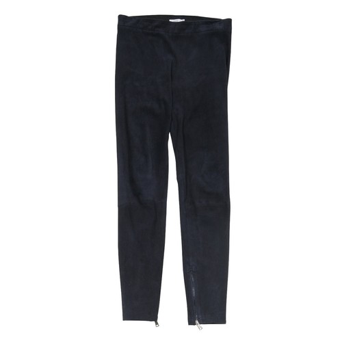 Vince Womens Navy Blue Leather Suede 
