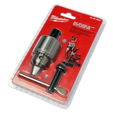 Milwaukee 3/4" Weldon to 1/2" Chuck Adapter Heavy Drill Converter with Key