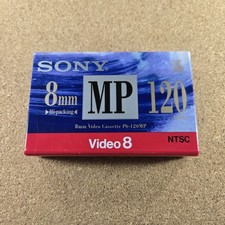 Sony MP 8mm 120 Video Cassette P6-120MP 1 Pack Sealed 