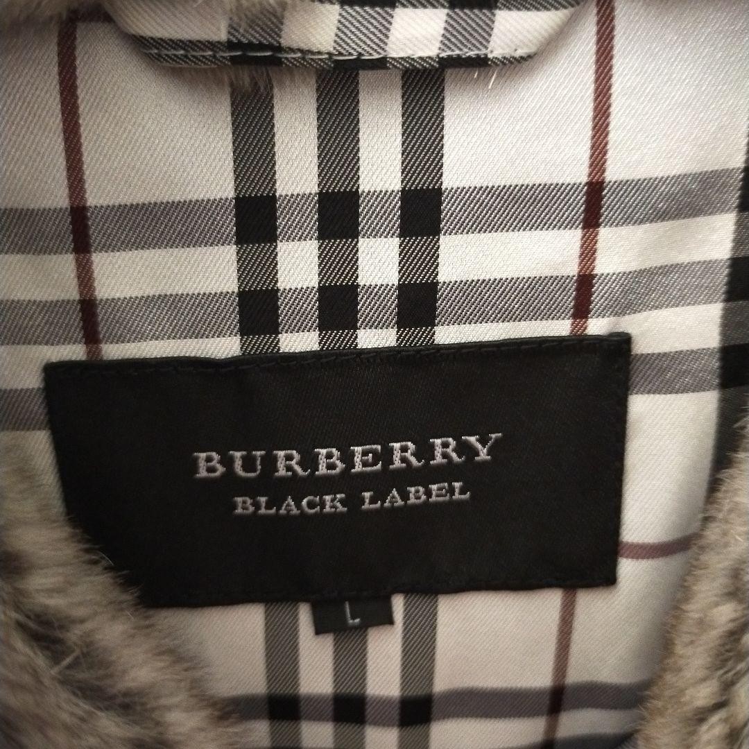 BURBERRY BLACK LABEL Down Jacket Black Size L From Japan thumbnail 14