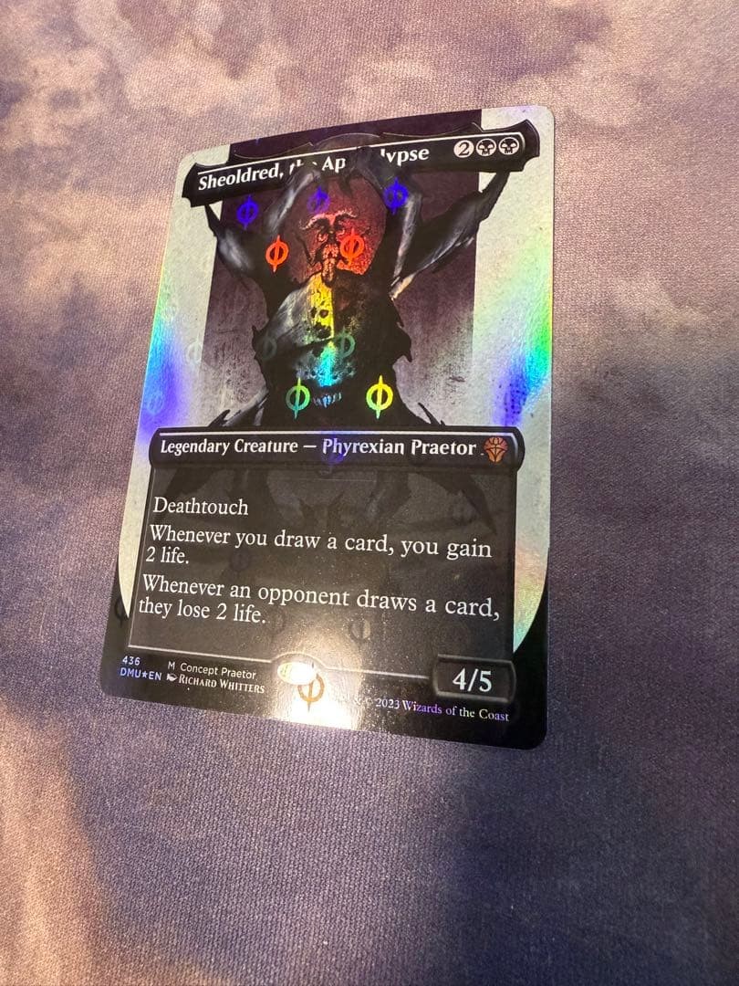 黙示録、シェオルドレッド　S&C foil 英語版 フルアート)(435)黙示録、シェオルドレッド/Sheoldred, the Apocalypse