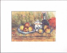 8X10" Matted Print Art Picture Paul Cezanne: Still Life, Apples