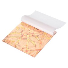 5 Sheet Gold Leaf Sheet, 5.5"x5.5" Booklet Paper,Bronze Coral