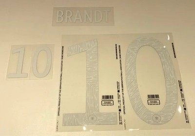 Original Authentic DFB Deutschland Brandt 10 Trikot-Flock Away Euro 2021