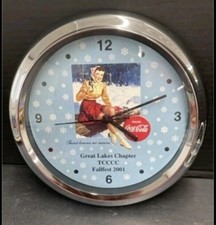 Coca-Cola 11 " Wall Clock - 2001 Fallfest
