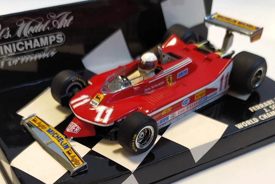 MINICHAMPS 1:43 AUTO F1 FERRARI 312 T4 1979 J. SCHECKTER W. CHAMPION 430797311 - Immagine 2 di 2